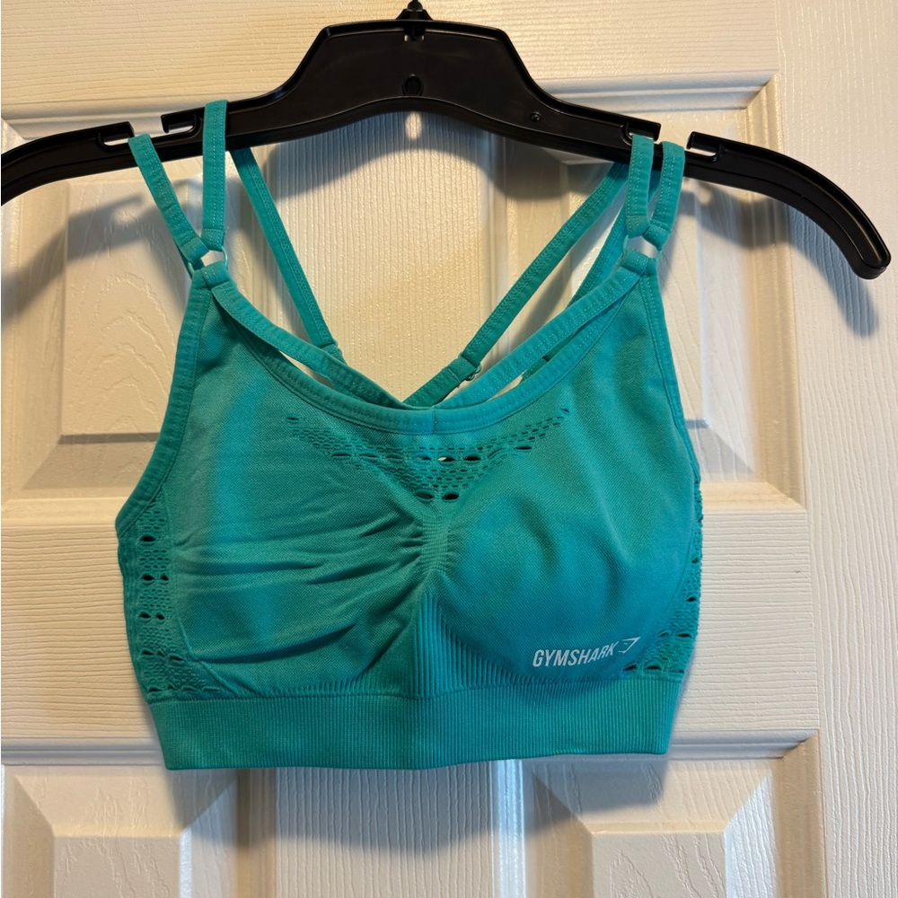 Gymshark Energy Seamless Sports Bra in Color Teal